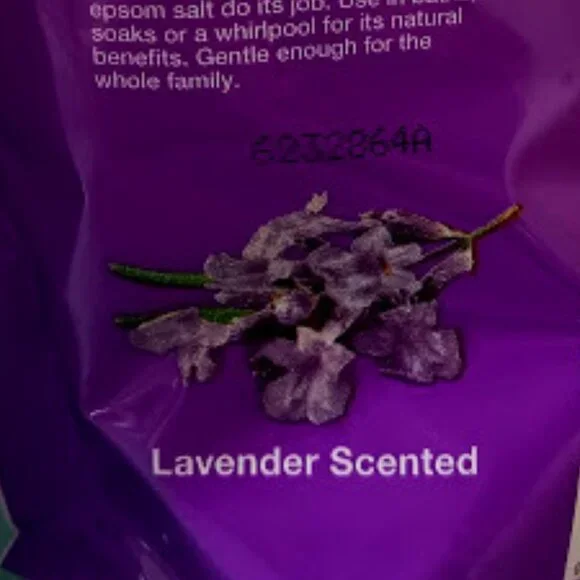 2pc LOT CVS Epsom Salt Lavender For Bath 44 Total Ounces (22 Ounces X 2)**NEW! - Picture 6 of 8